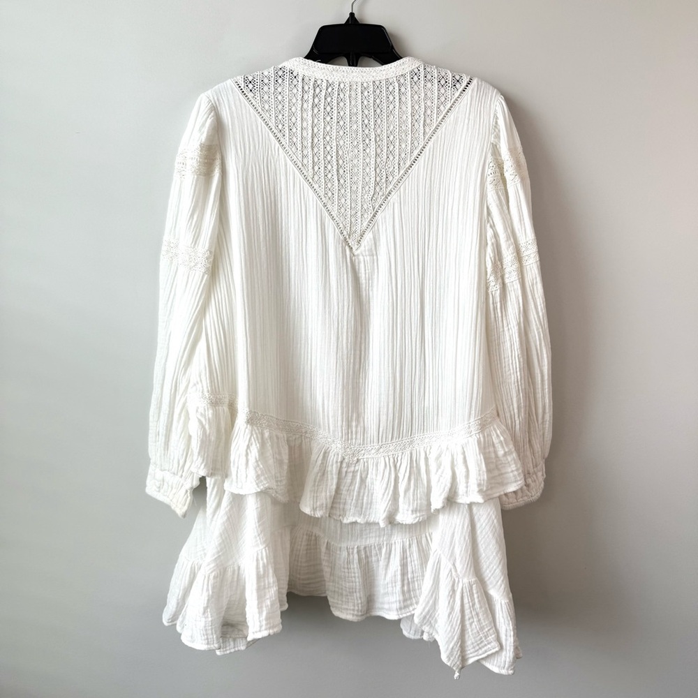 Free People Sachi Mini Dress Ivory L - Picture 10 of 10